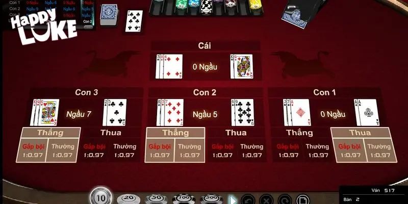 Luật chơi game ngầu hầm chi tiết
